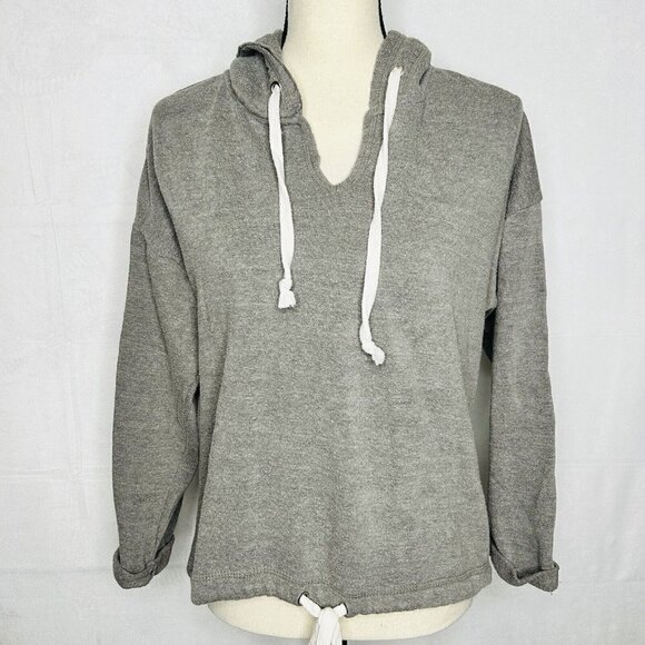 Ocean Drive Cropped Hoodie Cozy Soft Comfort Drawstring Waist Sz S - Picture 1 of 9